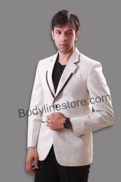 Notch Lapel Linen Blazer BL5043