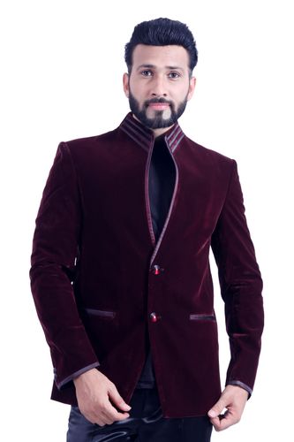 Dark Burgundy  Blazer  RK5068