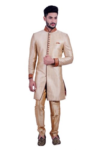 Daffodil Gold  Indowestern Sherwani  RK1093