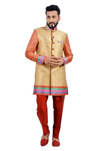 Designer Short Indowestern Sherwani  RK1104
