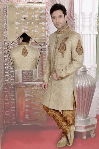 Gleaming Brown Indo Western Sherwani