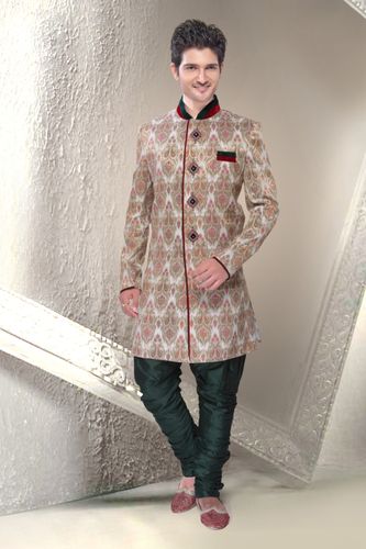 Unique Collection White Color Indo Western Sherwani