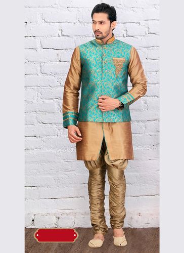Brown Color Ethnic Look Indo Western Sherwani
