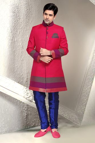 Pink Color Elegant Look Indo Western Sherwani
