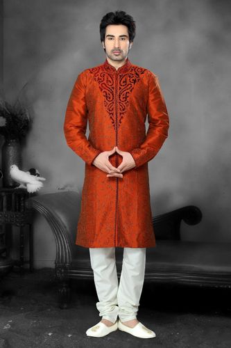 Stylish Orange Color Kurta Payjama