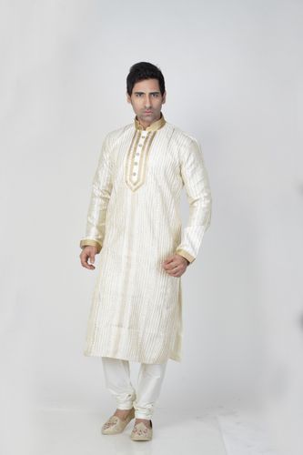 White Color Sangeet Kurta Payjama