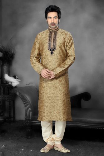 Mesmerising Brown Color Kurta Payjama