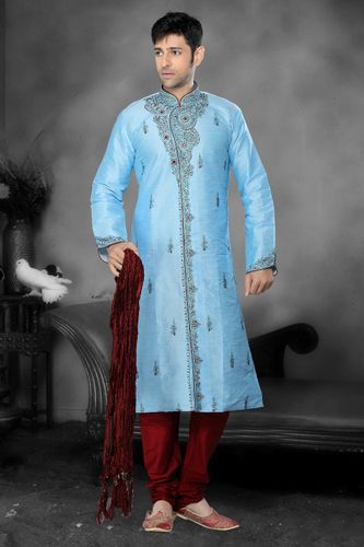 Sky Blue Color Kurta Payjama