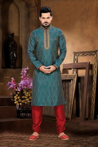 Blue Color alluring Kurta Payjama