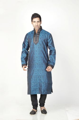 Black Blue Color Kurta Payjama