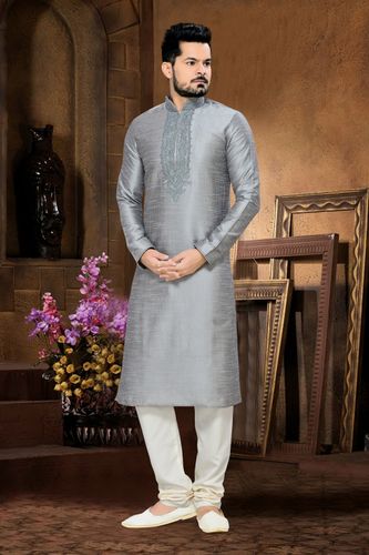 Modern Grey Ethnic Kurta Payjama