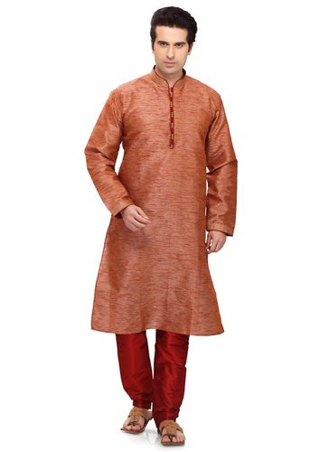 Brown Color Readymade Kurta Payjama