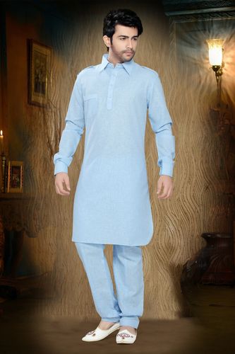 Blue Color Tentalizing Kurta Payjama