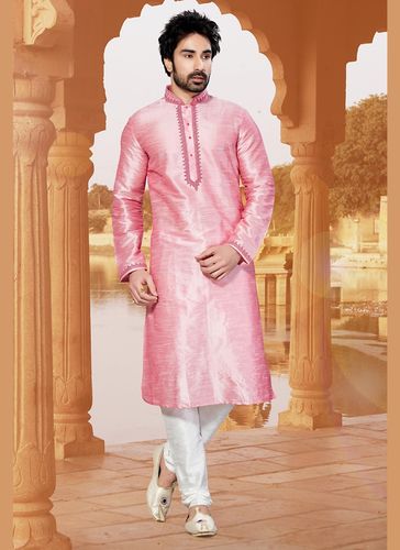 Pink Color Charming Kurta Payjama