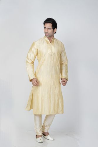Cream Color Splendid Kurta Payjama