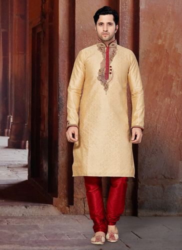Fascinated Cream Color  Kurta Payjama
