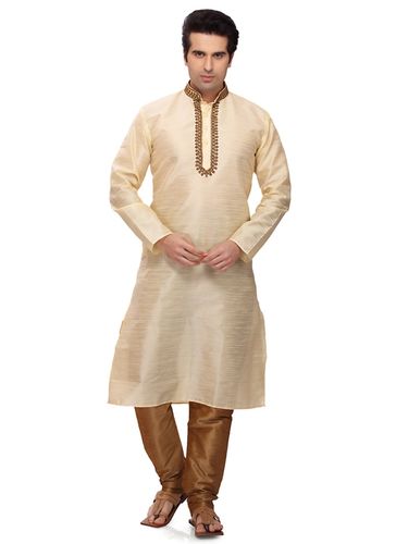 Eye catching Cream Kurta Payjama