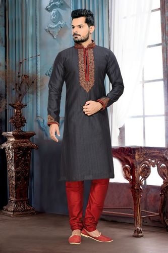 Ravishing Black Color Kurta Payjama