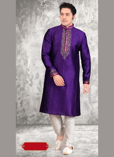 Purple Color Stylish Kurta Payjama