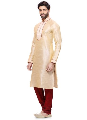 Beige Color Distinctive Kurta Payjama