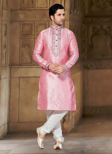 Festive Pink Kurta Payjama