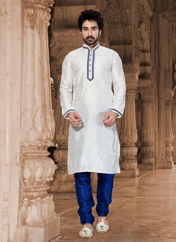 Formidable White Color Kurta Payjama