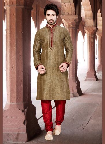 Brown Color Enrich Kurta Payjama