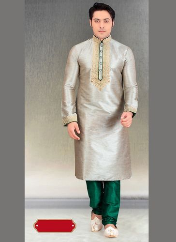 Trendy Grey Color Kurta Payjama
