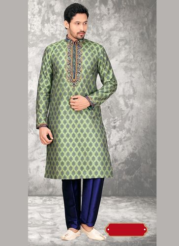 Fantastic Green Color Kurta Payjama