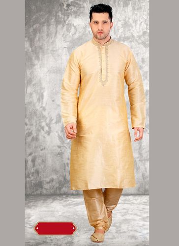 Cream Stylish Look Kurta Payjama