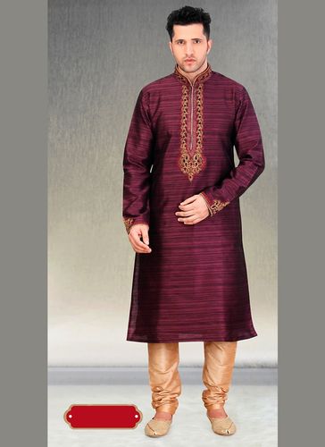 Wine Color Royal Look Kurta Payjama