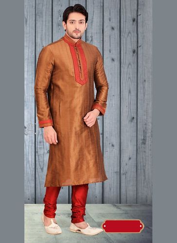 Irresistible Brown Color Kurta Payjama