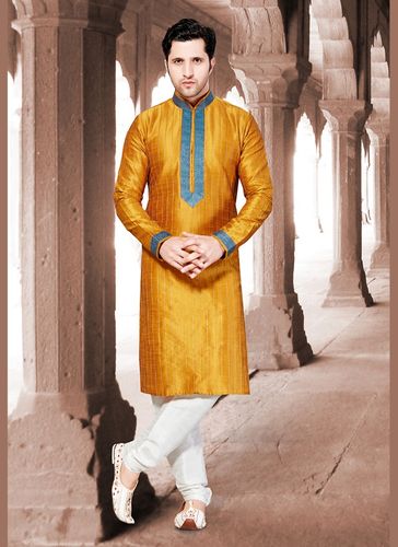 Gold Impressive Kurta Payjama