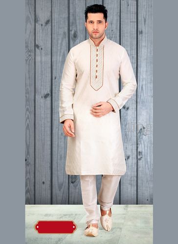 Classy White Wedding Kurta Payjama