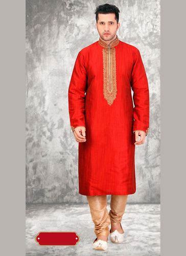 Ravishing Red Color Kurta Payjama