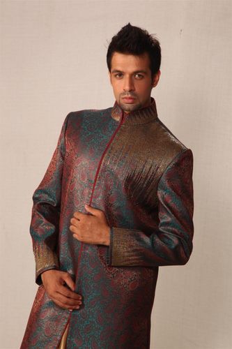 Smart Rama Green Indowestern Sherwani BL1011
