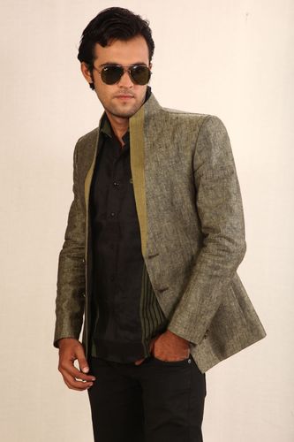 Contemporary Light Green Blazer BL5004