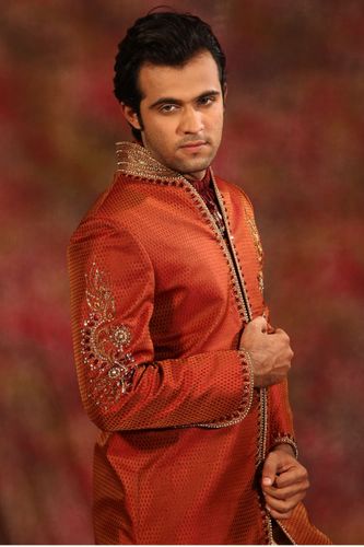 Highneck Rust Sherwani BL2006