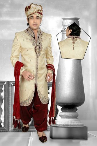 Two Tone Brown Color Royal Sherwani