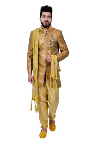 Deer Zaribrocadesilk Indowestern Sherwani