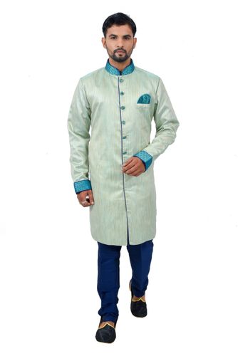 Pista Artsilk Indowestern Sherwani