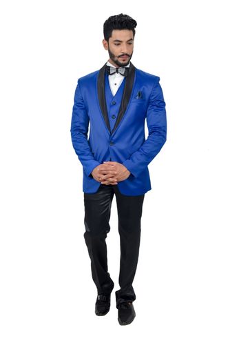 Blue And Black Designer Collection Suit Online