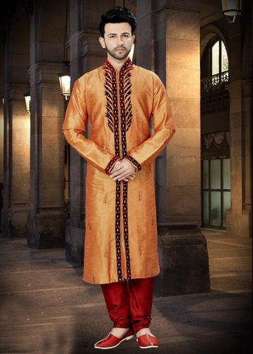 Elegant Look Rust Kurta Online