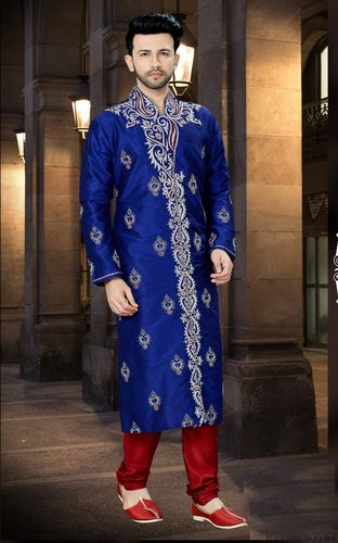 Prince Look Blue Chudidar Online Kurta