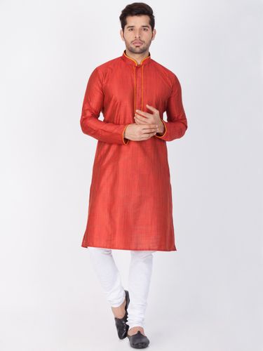 Men Online Maroon Kurta Payjama