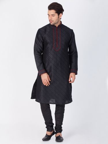 Black Online Navabi Look Kurta Payjama