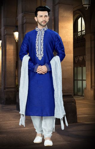 Superb Princy Look Blue Chudidar Kurta