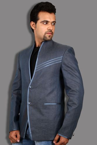 Royal Blue Linen Blazer BL5030