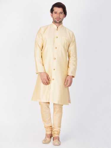 Fancy Golden Kurta Pajama