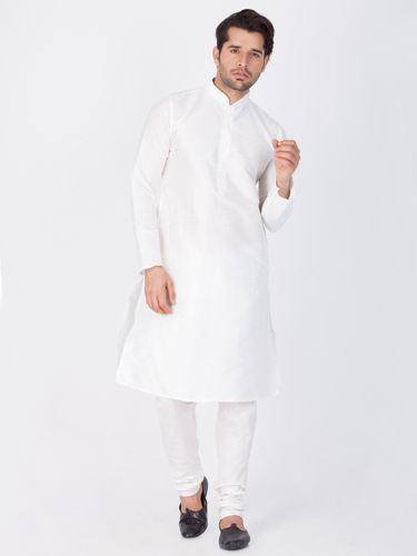 Perky And Fancy White Kurta Pajama
